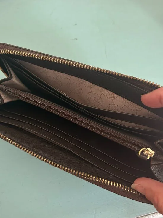 Michael Kors Grayson Monogram Leather Boston Bag Purse Matching Jet Set Wallet - Picture 15 of 16